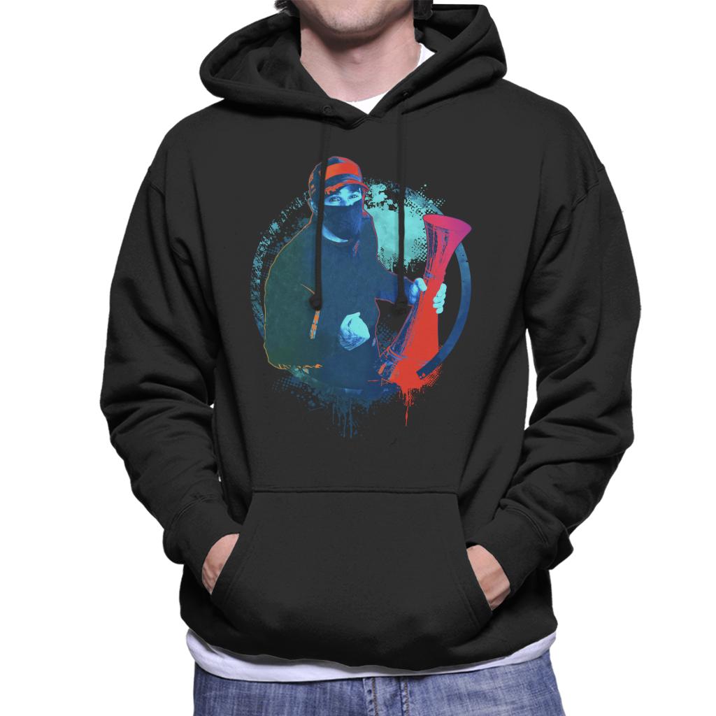 Motorsport Images Lewis Hamilton Holding Trophy Men's Hooded Sweatshirt-ALL + EVERY