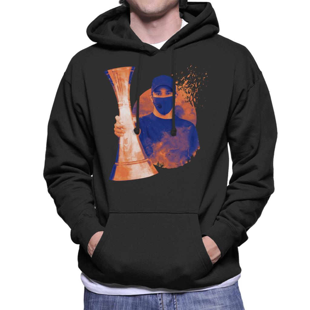 Motorsport Images Lewis Hamilton With His Trophy Men's Hooded Sweatshirt-ALL + EVERY