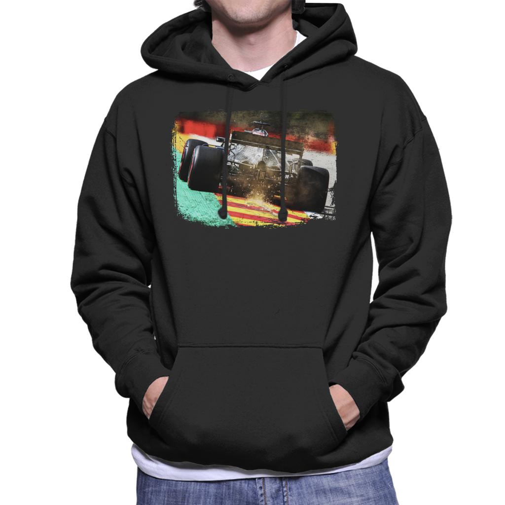 Motorsport Images Lewis Hamilton F1 W11 EQ Sparks Men's Hooded Sweatshirt-ALL + EVERY