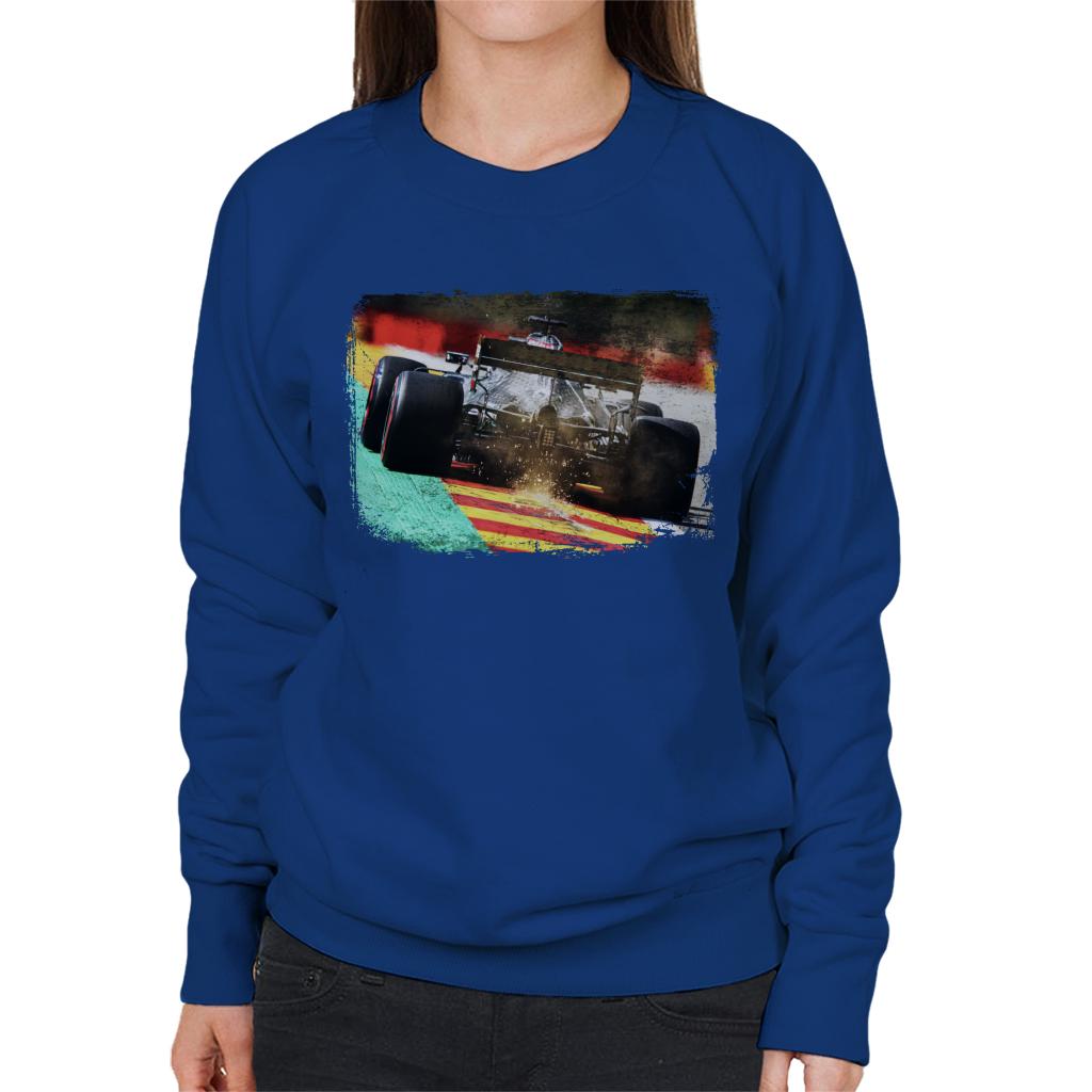 Motorsport Images Lewis Hamilton F1 W11 EQ Sparks Women's Sweatshirt-ALL + EVERY