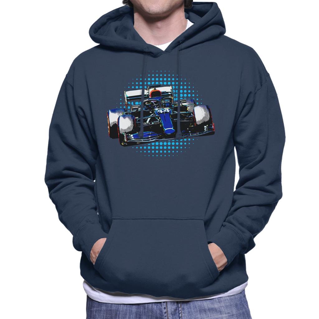 Motorsport Images Lewis Hamilton F1 W11 EQ Men's Hooded Sweatshirt-ALL + EVERY