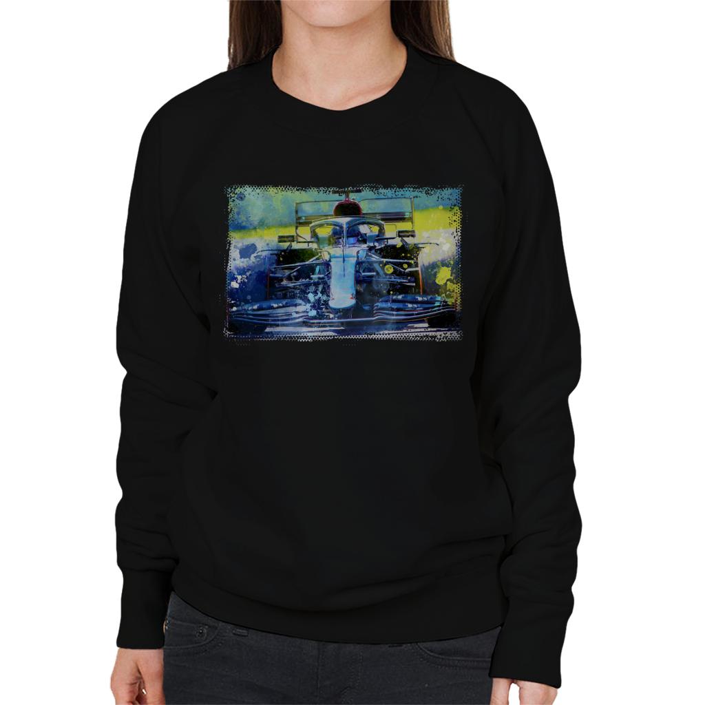 Motorsport Images Lewis Hamilton F1 W11 EQ On Track Women's Sweatshirt-ALL + EVERY