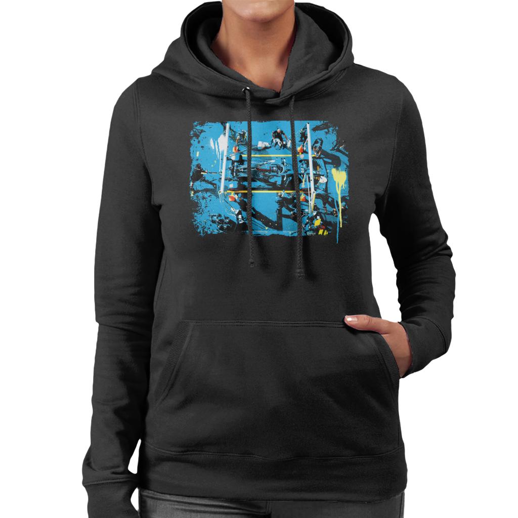 Motorsport Images Lewis Hamilton Tuscany GP In The Pits Women's Hooded Sweatshirt-ALL + EVERY