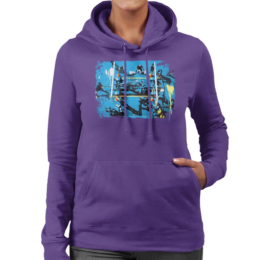 Motorsport Images Lewis Hamilton Tuscany GP In The Pits Women's Hooded Sweatshirt-ALL + EVERY