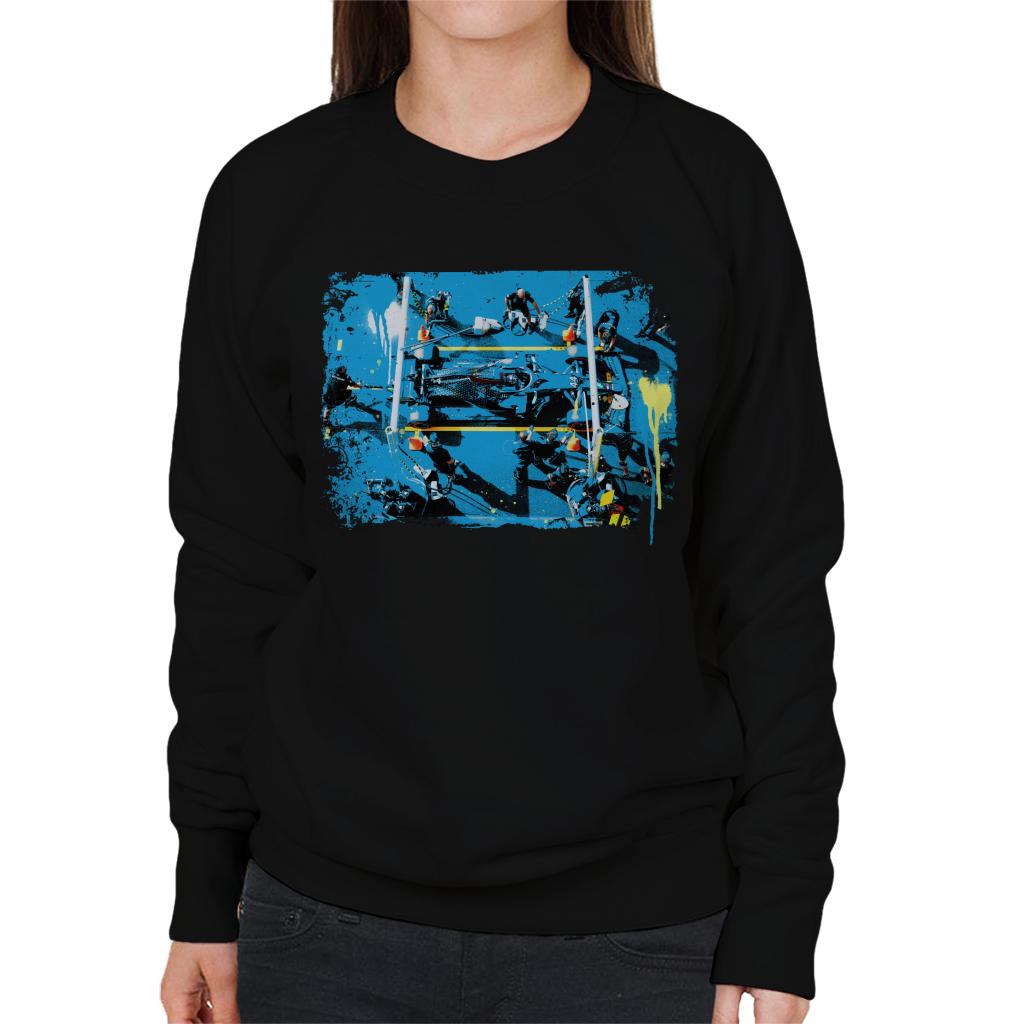 Motorsport Images Lewis Hamilton Tuscany GP In The Pits Women's Sweatshirt-ALL + EVERY