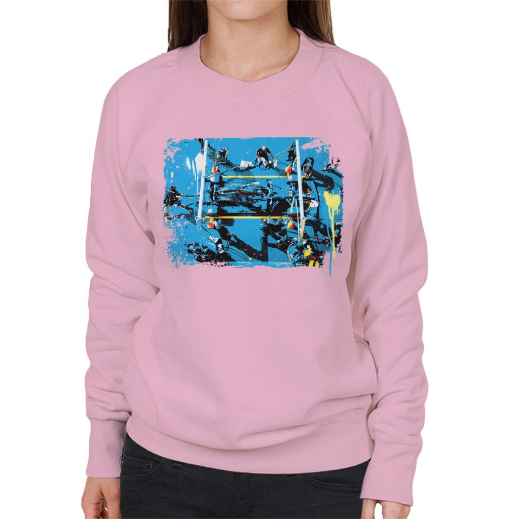 Motorsport Images Lewis Hamilton Tuscany GP In The Pits Women's Sweatshirt-ALL + EVERY