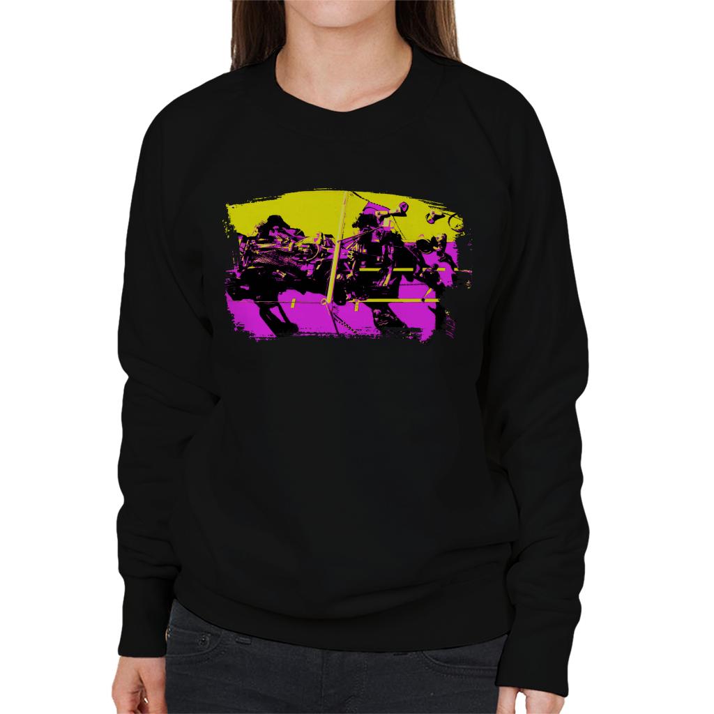 Motorsport Images Lewis Hamilton Tuscany GP In The Pit Lane Women's Sweatshirt-ALL + EVERY