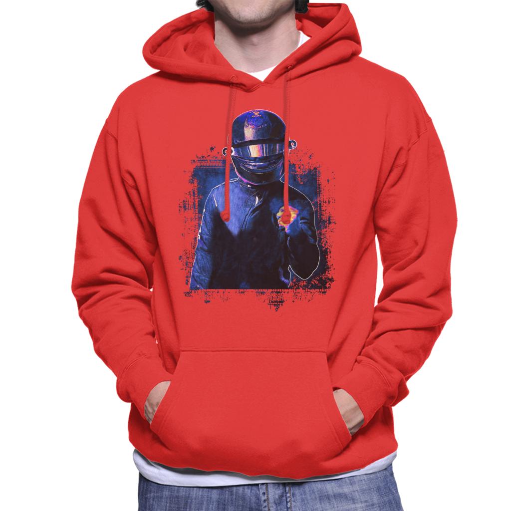 Motorsport Images Lewis Hamilton Celebrating On The Grid Men's Hooded Sweatshirt-ALL + EVERY