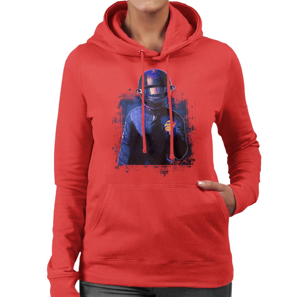 Motorsport Images Lewis Hamilton Celebrating On The Grid Women's Hooded Sweatshirt-ALL + EVERY