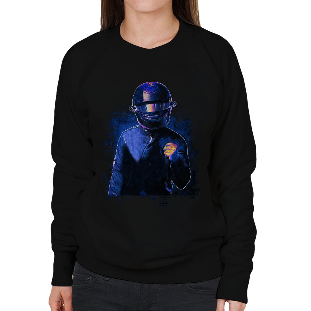 Motorsport Images Lewis Hamilton Celebrating On The Grid Women's Sweatshirt-ALL + EVERY