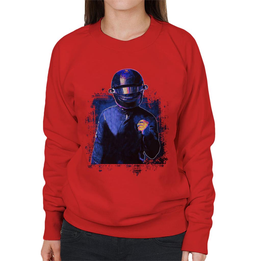 Motorsport Images Lewis Hamilton Celebrating On The Grid Women's Sweatshirt-ALL + EVERY