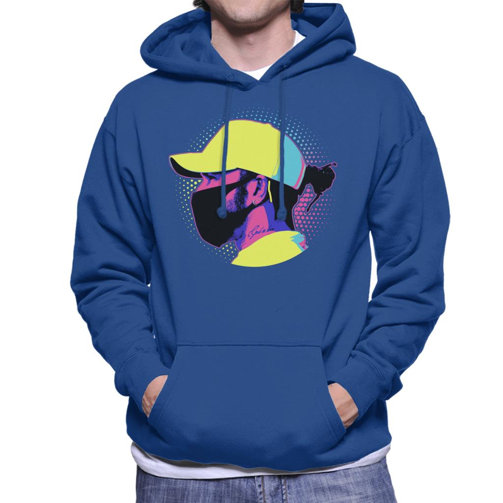 Motorsport Images Lewis Hamilton Colourful Side Shot Men's Hooded Sweatshirt-ALL + EVERY