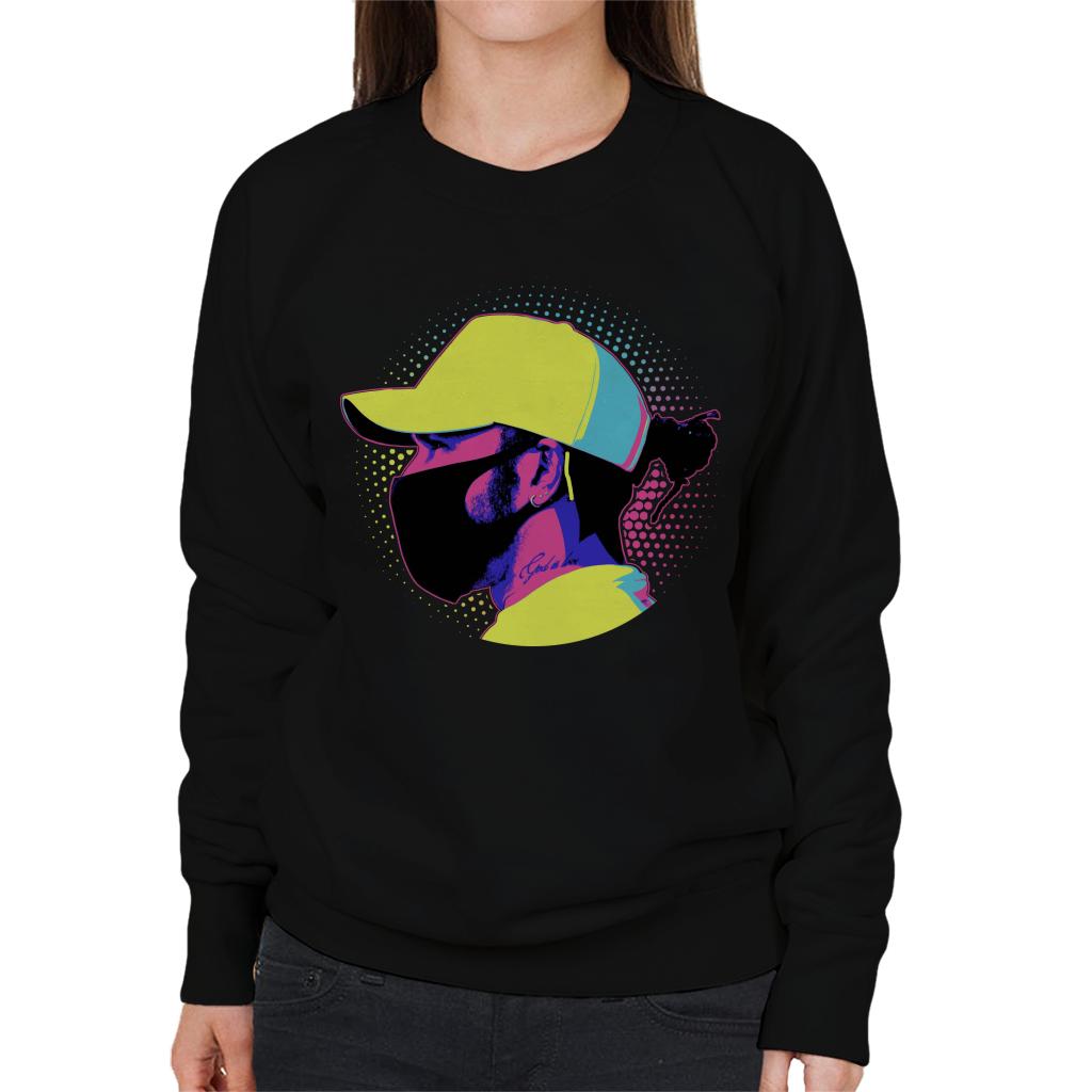 Motorsport Images Lewis Hamilton Colourful Side Shot Women's Sweatshirt-ALL + EVERY