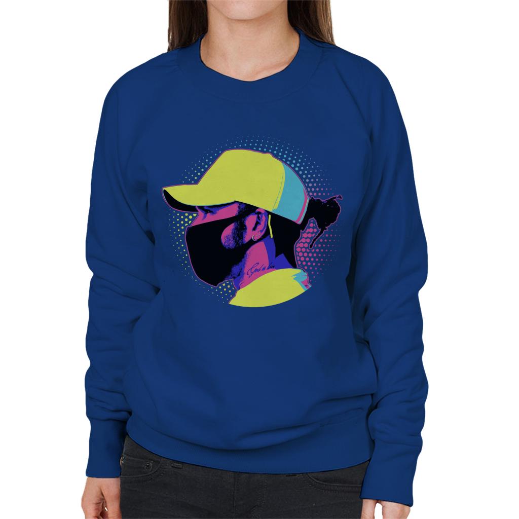 Motorsport Images Lewis Hamilton Colourful Side Shot Women's Sweatshirt-ALL + EVERY