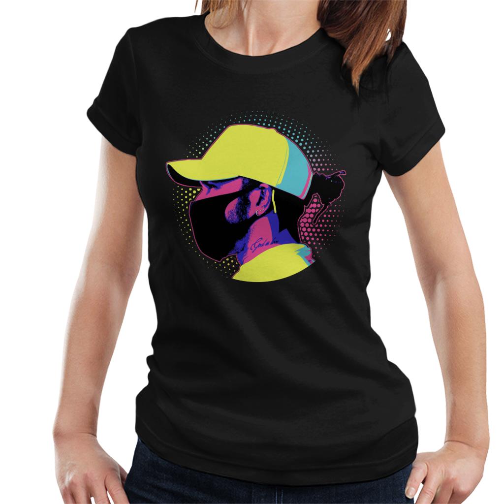 Motorsport Images Lewis Hamilton Colourful Side Shot Women's T-Shirt-ALL + EVERY