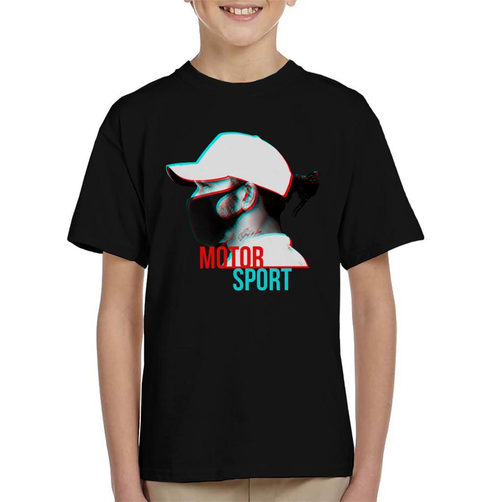 Motorsport Images Lewis Hamilton Side Shot Kids T-Shirt-ALL + EVERY