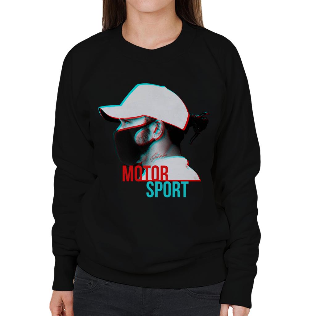 Motorsport Images Lewis Hamilton Side Shot Women's Sweatshirt-ALL + EVERY