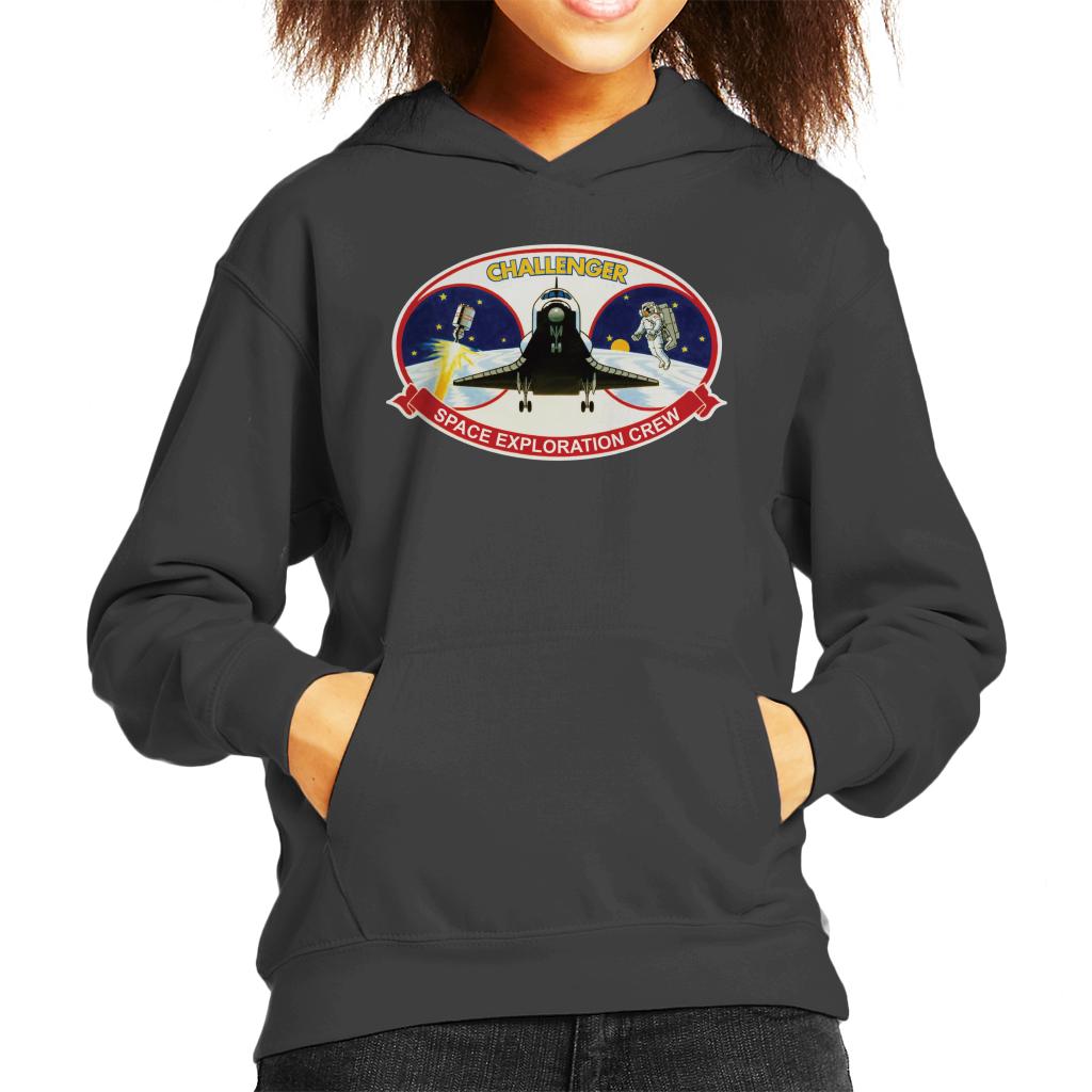 NASA STS 41B Challenger Mission Patch Kids Hooded Sweatshirt-ALL + EVERY