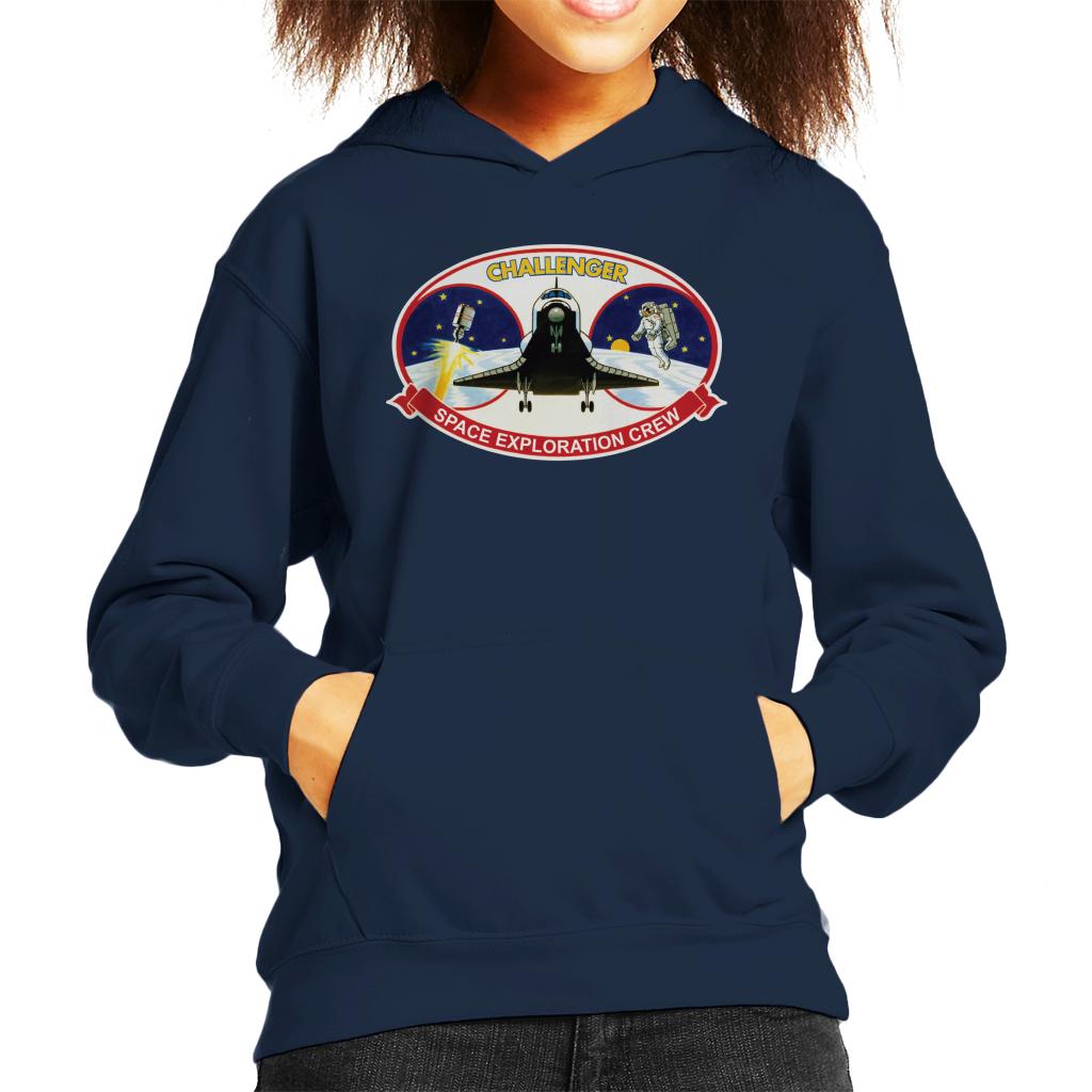 NASA STS 41B Challenger Mission Patch Kids Hooded Sweatshirt-ALL + EVERY