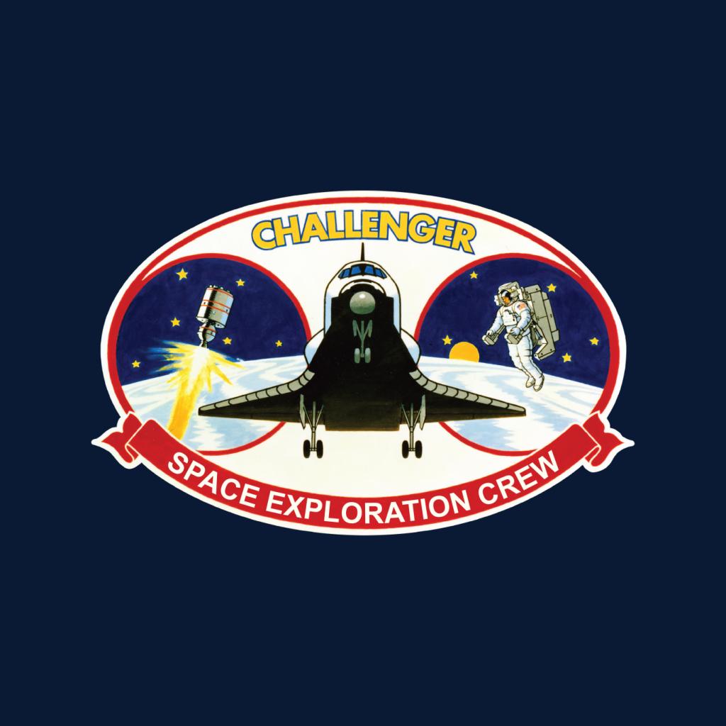 NASA STS 41B Challenger Mission Patch Men's Sweatshirt-ALL + EVERY