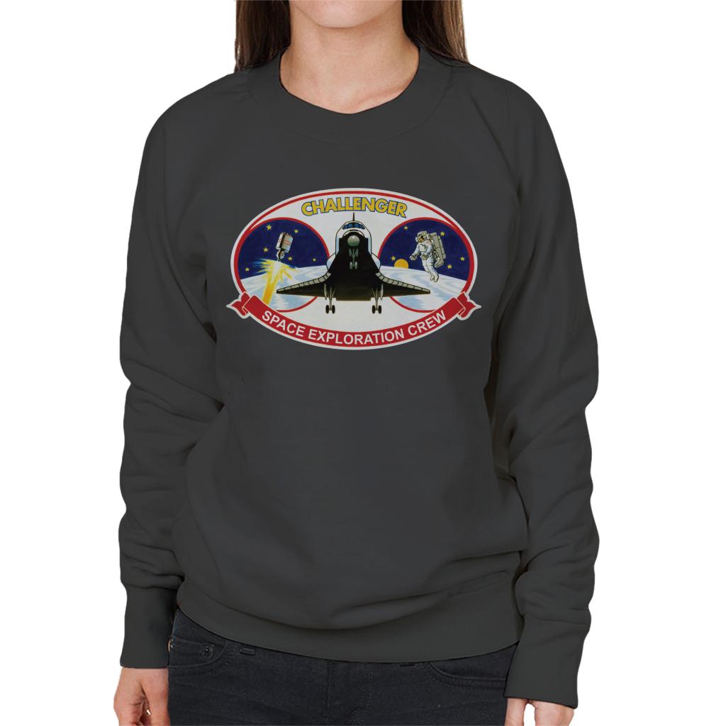 NASA STS 41B Challenger Mission Patch Women's Sweatshirt-ALL + EVERY