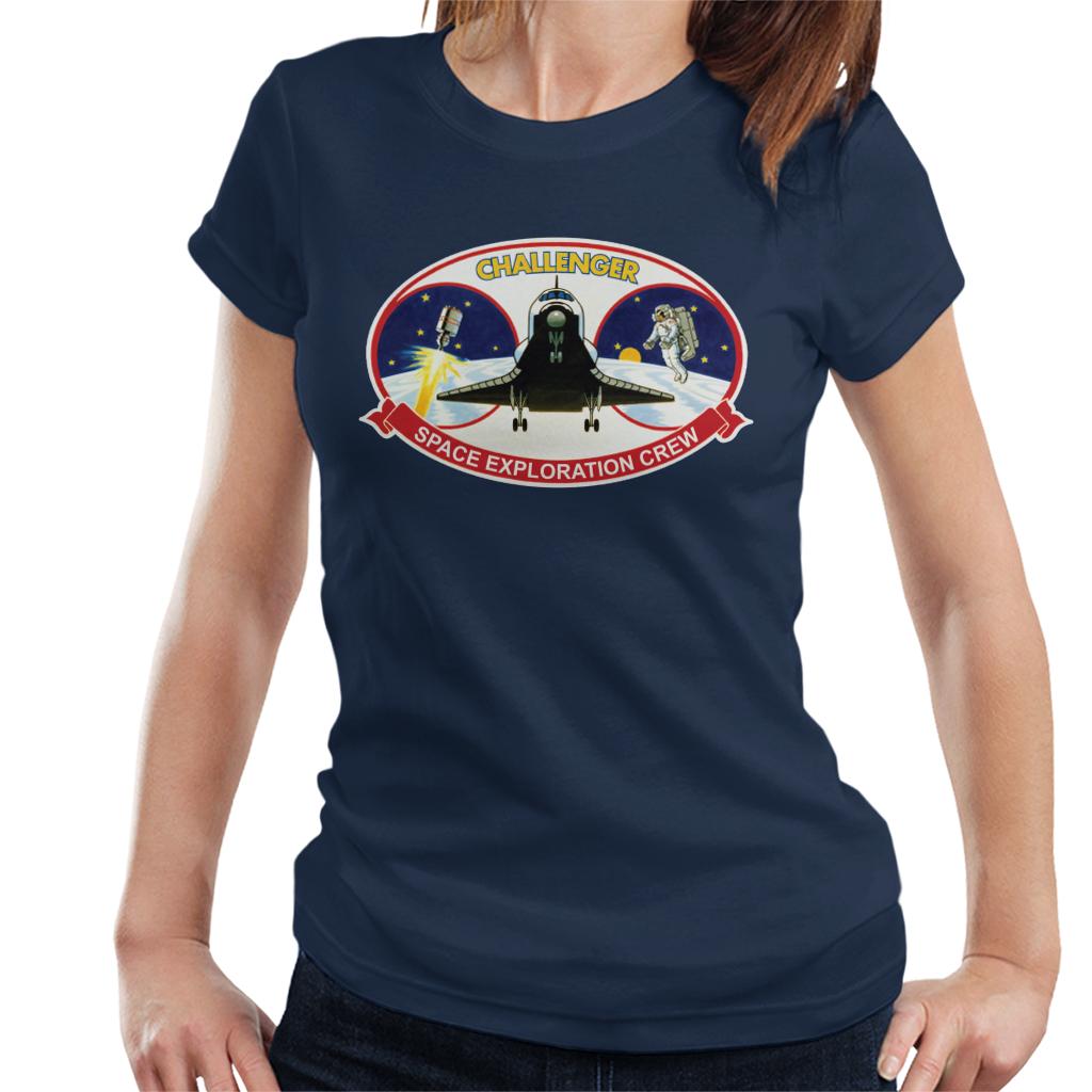 NASA STS 41B Challenger Mission Patch Women's T-Shirt-ALL + EVERY