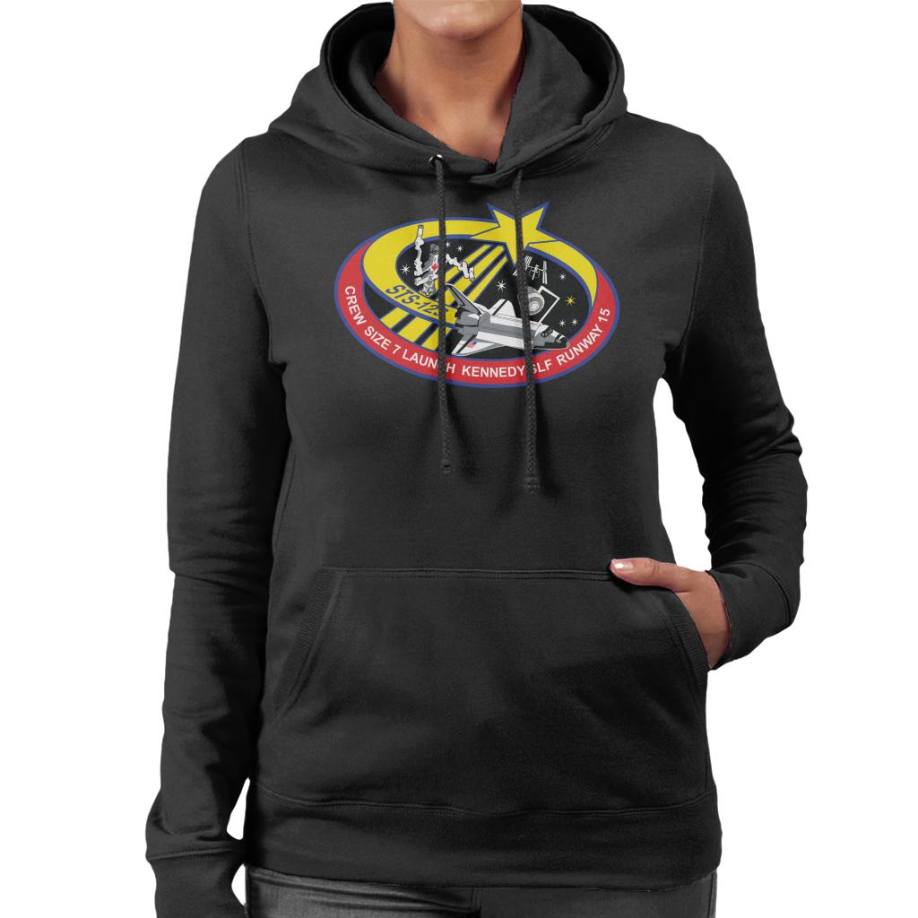 NASA STS 123 Space Shuttle Endeavour Mission Patch Women's Hooded Sweatshirt-ALL + EVERY