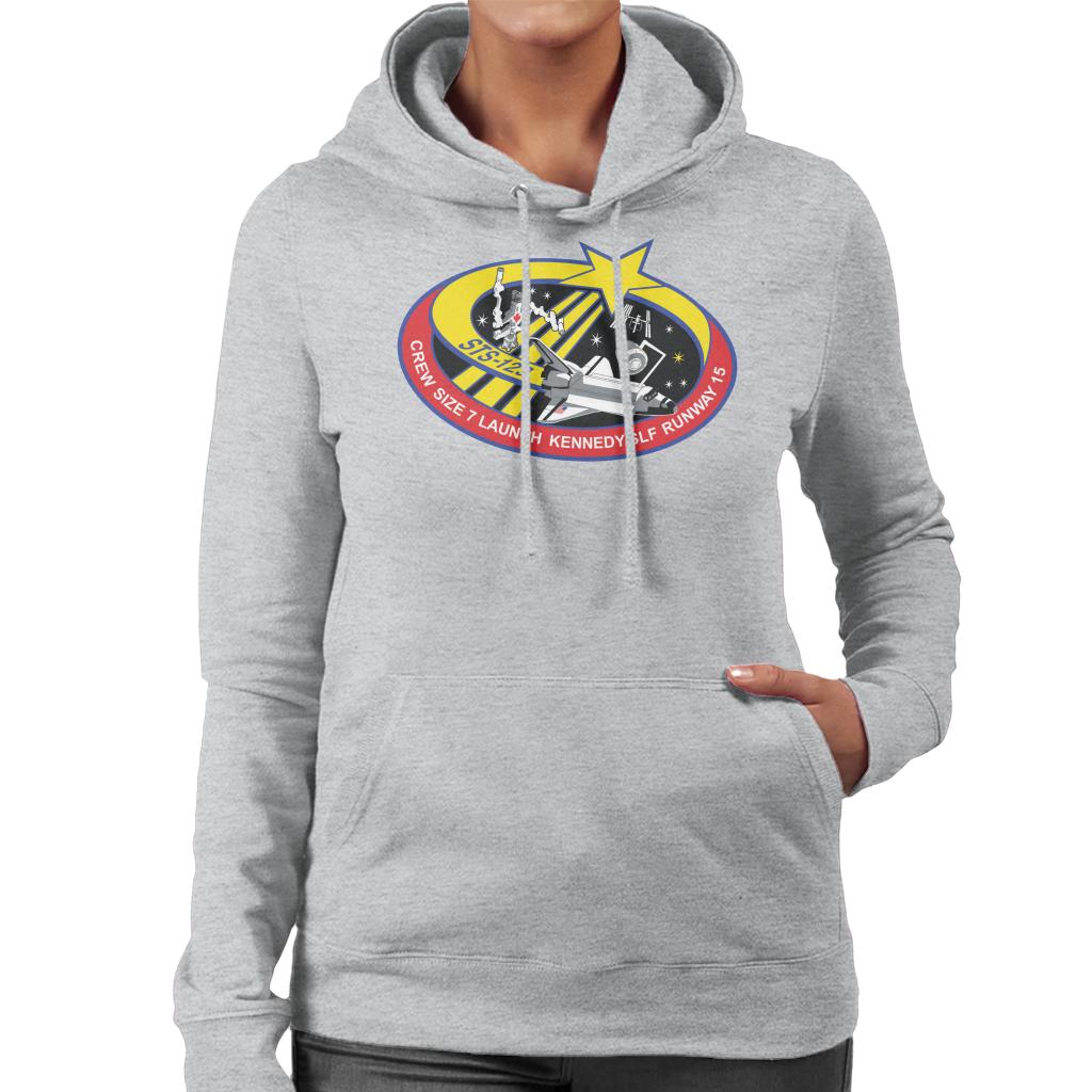 NASA STS 123 Space Shuttle Endeavour Mission Patch Women's Hooded Sweatshirt-ALL + EVERY