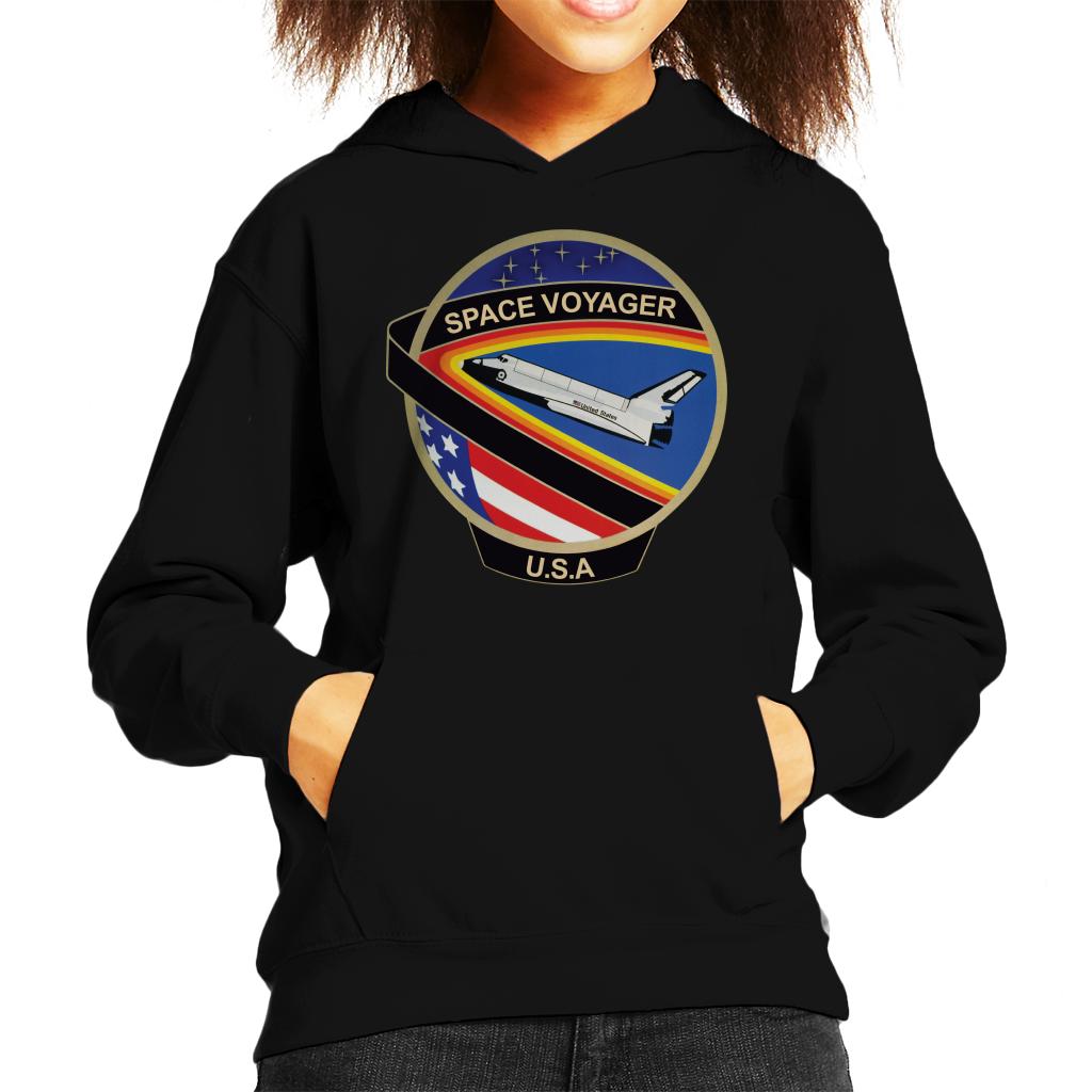 NASA STS 61C Space Shuttle Columbia Mission Patch Kids Hooded Sweatshirt-ALL + EVERY