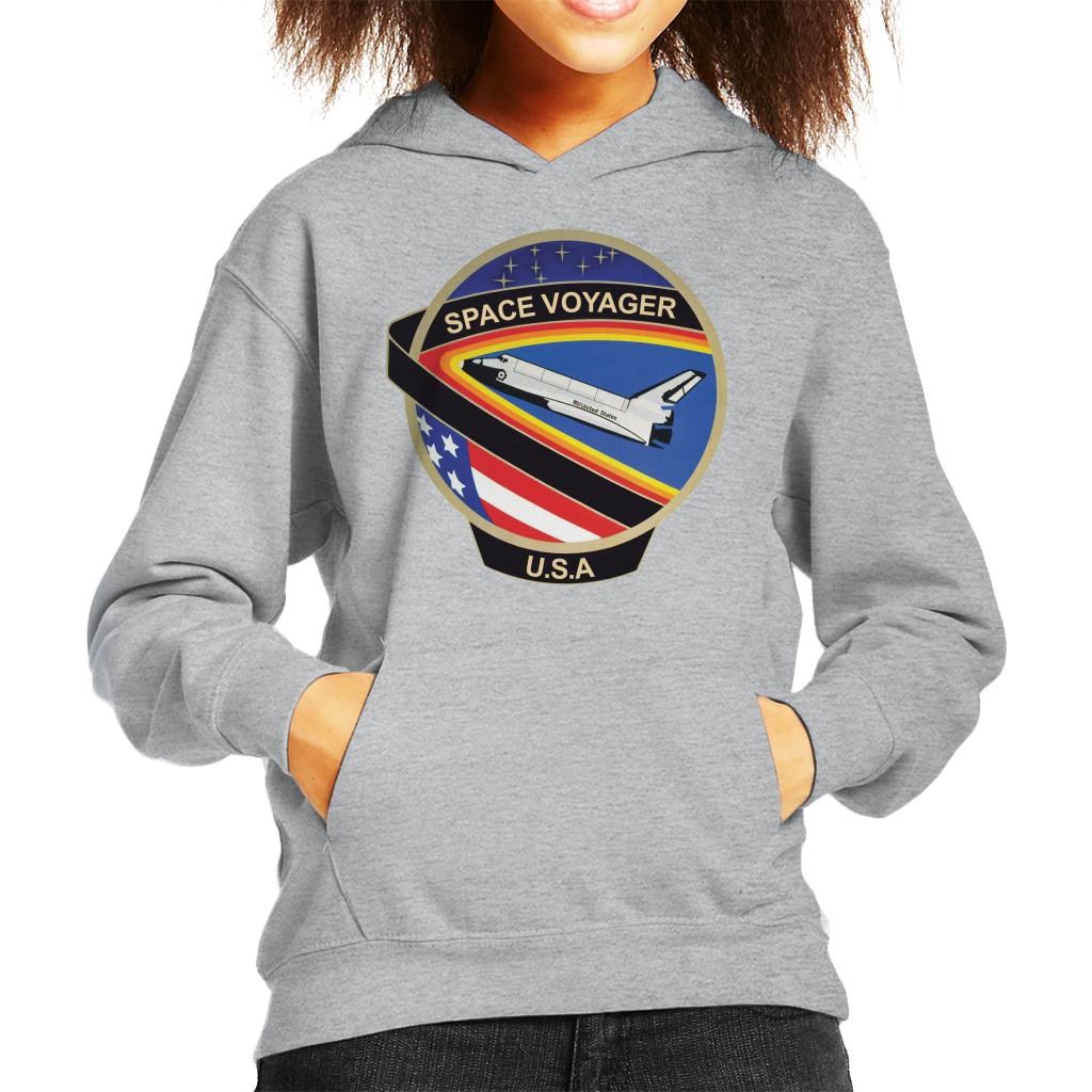 NASA STS 61C Space Shuttle Columbia Mission Patch Kids Hooded Sweatshirt-ALL + EVERY