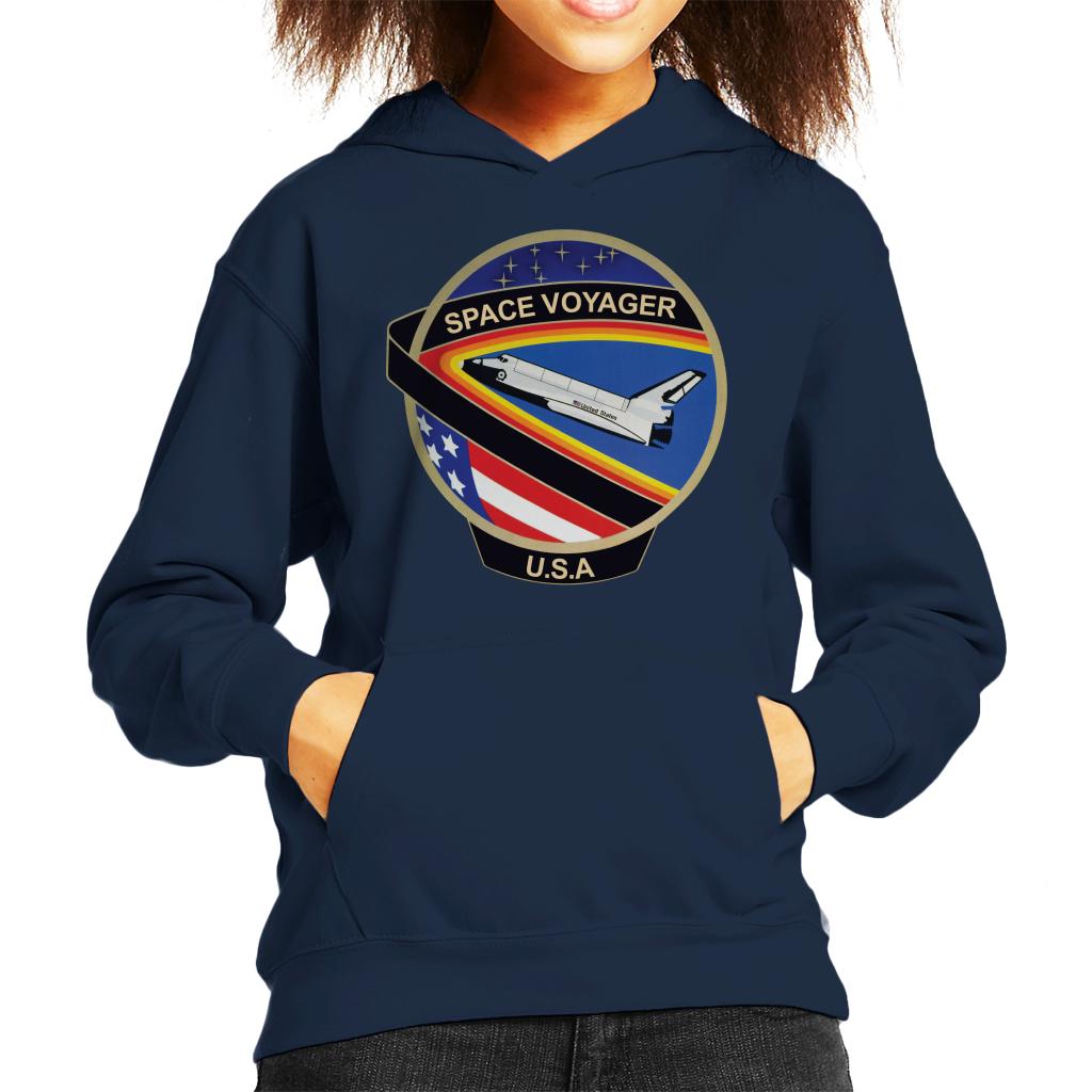 NASA STS 61C Space Shuttle Columbia Mission Patch Kids Hooded Sweatshirt-ALL + EVERY