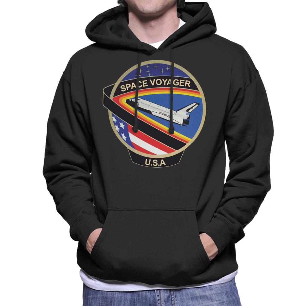 NASA STS 61C Space Shuttle Columbia Mission Patch Men's Hooded Sweatshirt-ALL + EVERY