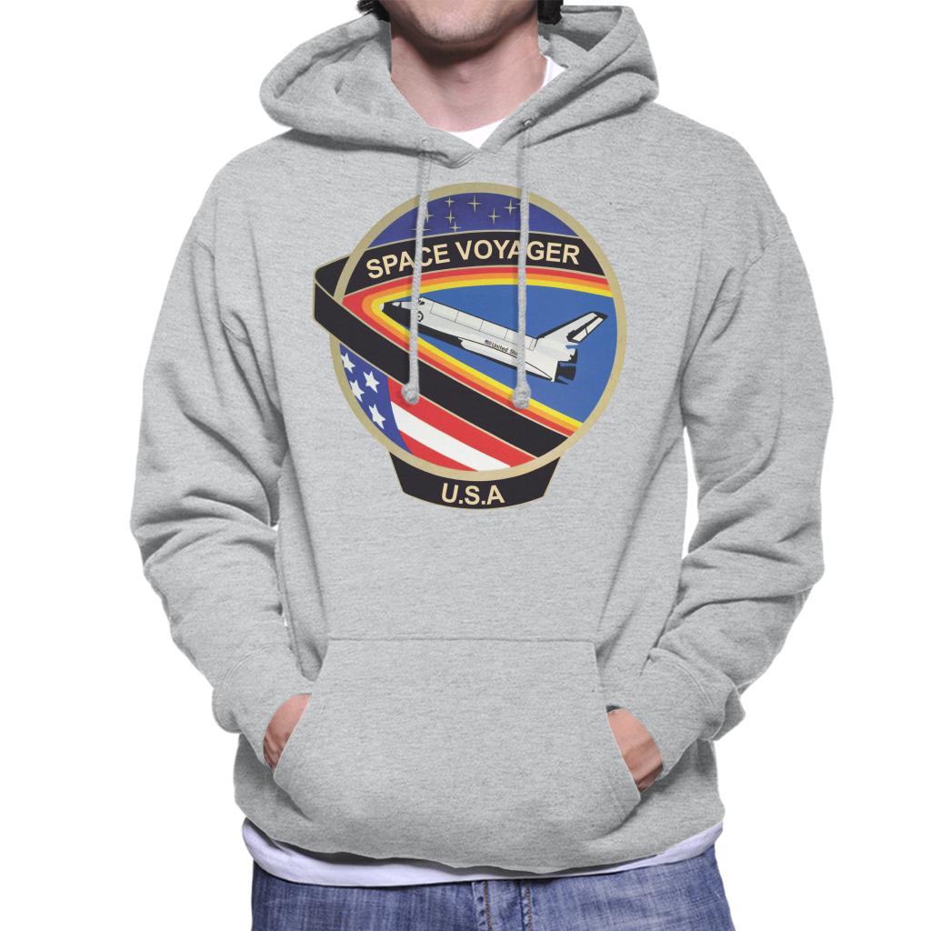 NASA STS 61C Space Shuttle Columbia Mission Patch Men's Hooded Sweatshirt-ALL + EVERY