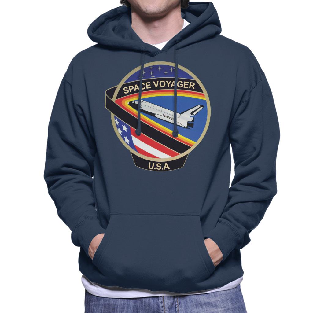 NASA STS 61C Space Shuttle Columbia Mission Patch Men's Hooded Sweatshirt-ALL + EVERY