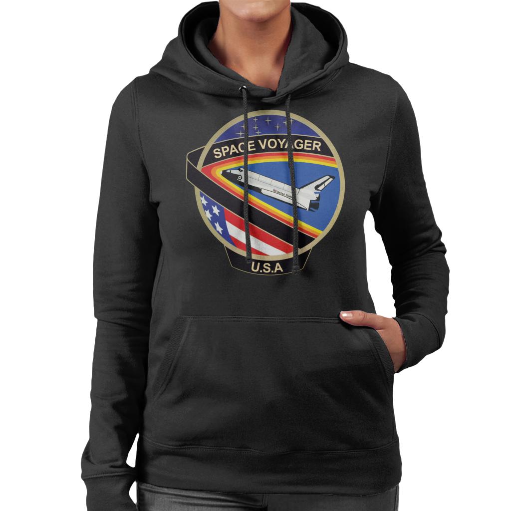 NASA STS 61C Space Shuttle Columbia Mission Patch Women's Hooded Sweatshirt-ALL + EVERY