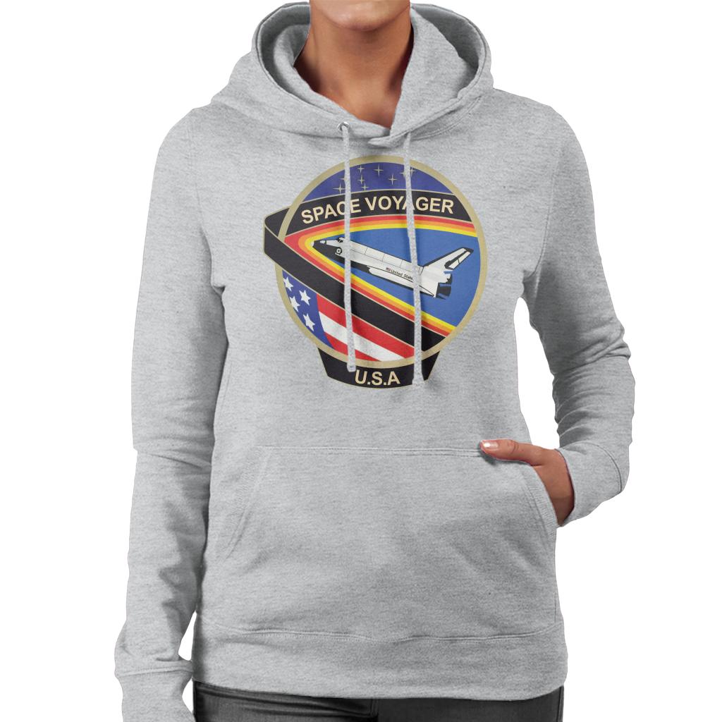 NASA STS 61C Space Shuttle Columbia Mission Patch Women's Hooded Sweatshirt-ALL + EVERY