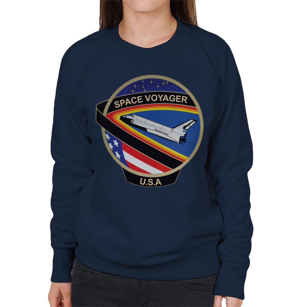 NASA STS 61C Space Shuttle Columbia Mission Patch Women's Sweatshirt-ALL + EVERY