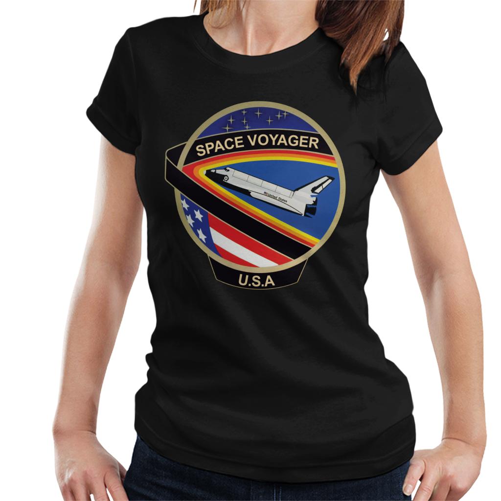 NASA STS 61C Space Shuttle Columbia Mission Patch Women's T-Shirt-ALL + EVERY