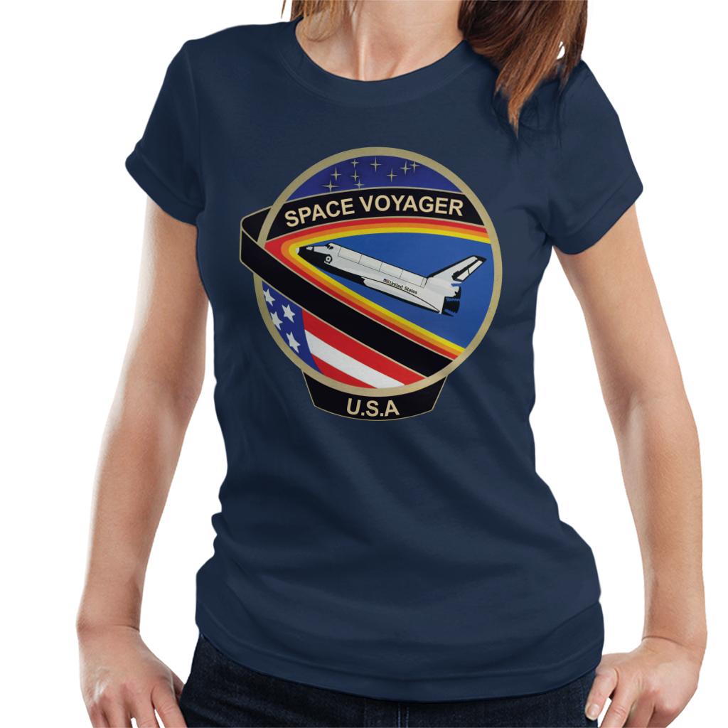 NASA STS 61C Space Shuttle Columbia Mission Patch Women's T-Shirt-ALL + EVERY