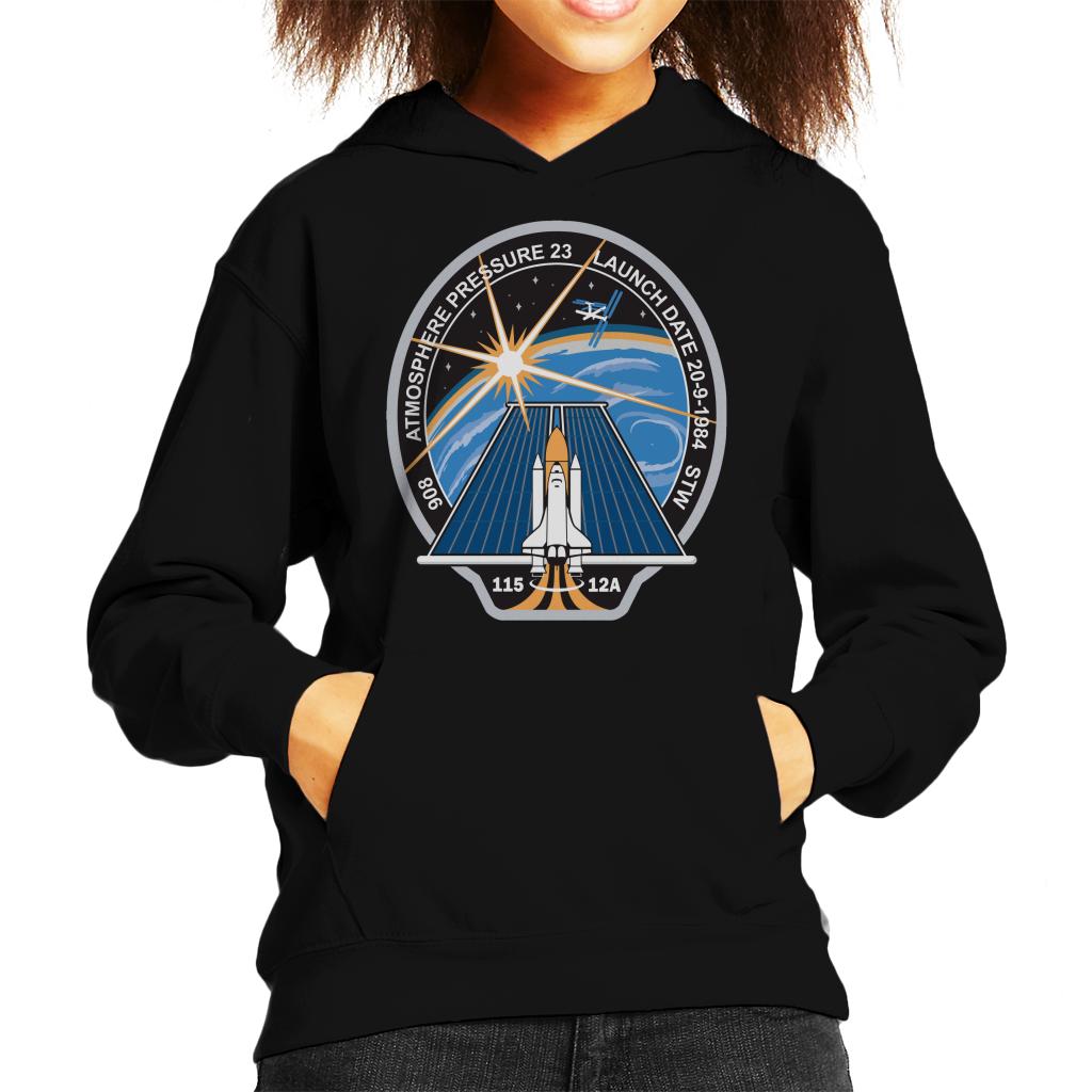 NASA STS 115 Space Shuttle Atlantis Mission Patch Kids Hooded Sweatshirt-ALL + EVERY