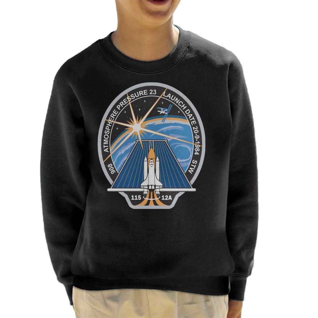 NASA STS 115 Space Shuttle Atlantis Mission Patch Kids Sweatshirt-ALL + EVERY