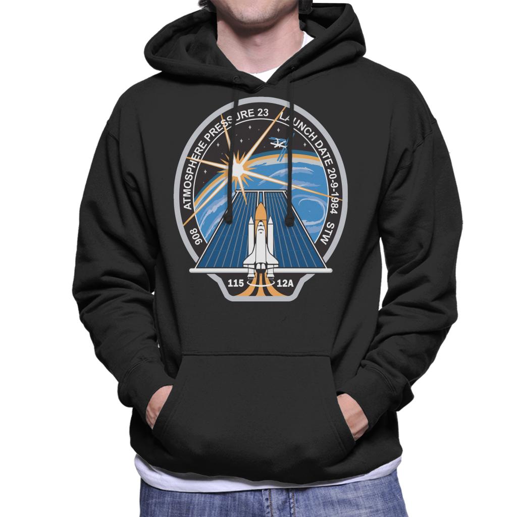 NASA STS 115 Space Shuttle Atlantis Mission Patch Men's Hooded Sweatshirt-ALL + EVERY