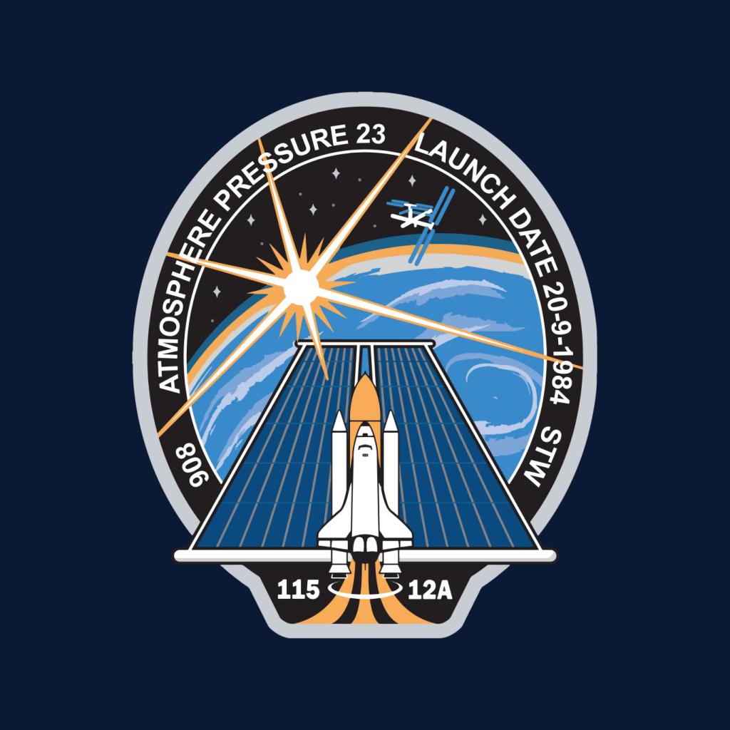 NASA STS 115 Space Shuttle Atlantis Mission Patch Men's Hooded Sweatshirt-ALL + EVERY