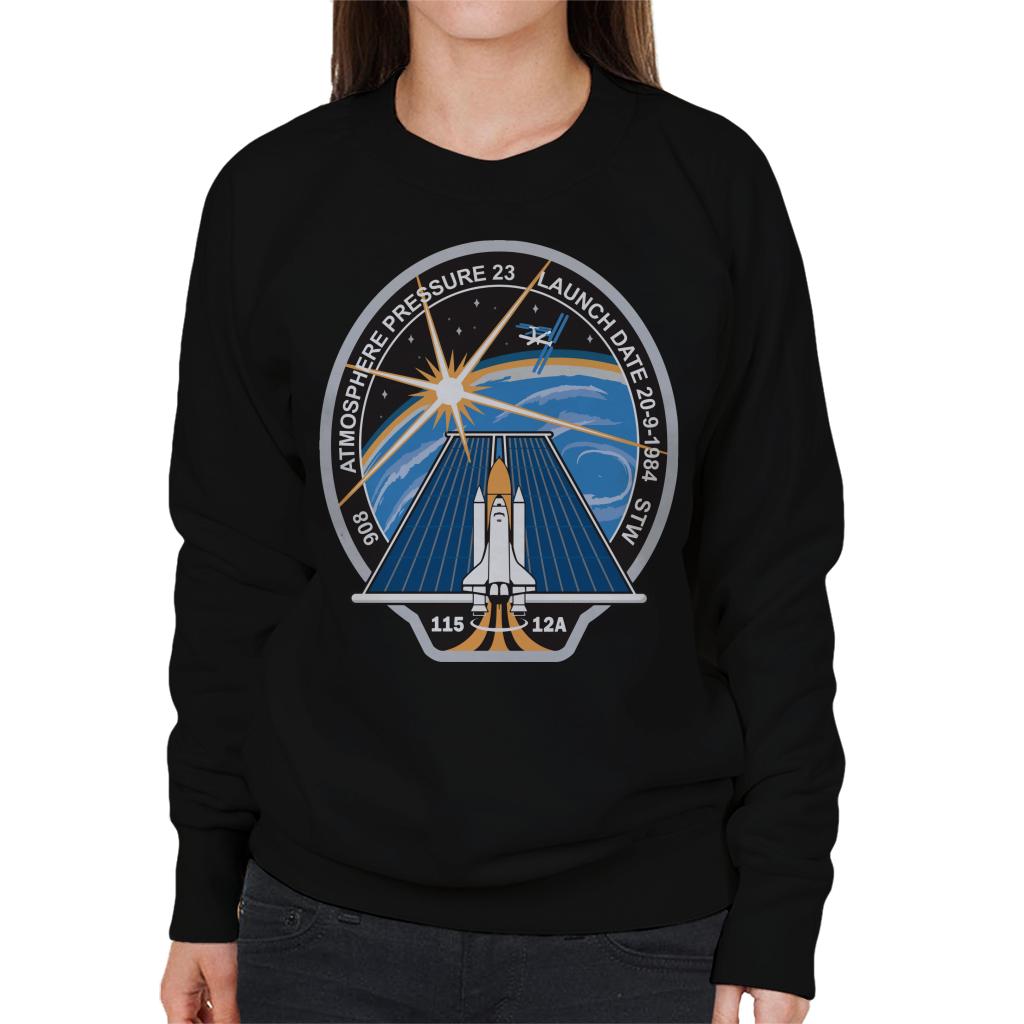 NASA STS 115 Space Shuttle Atlantis Mission Patch Women's Sweatshirt-ALL + EVERY