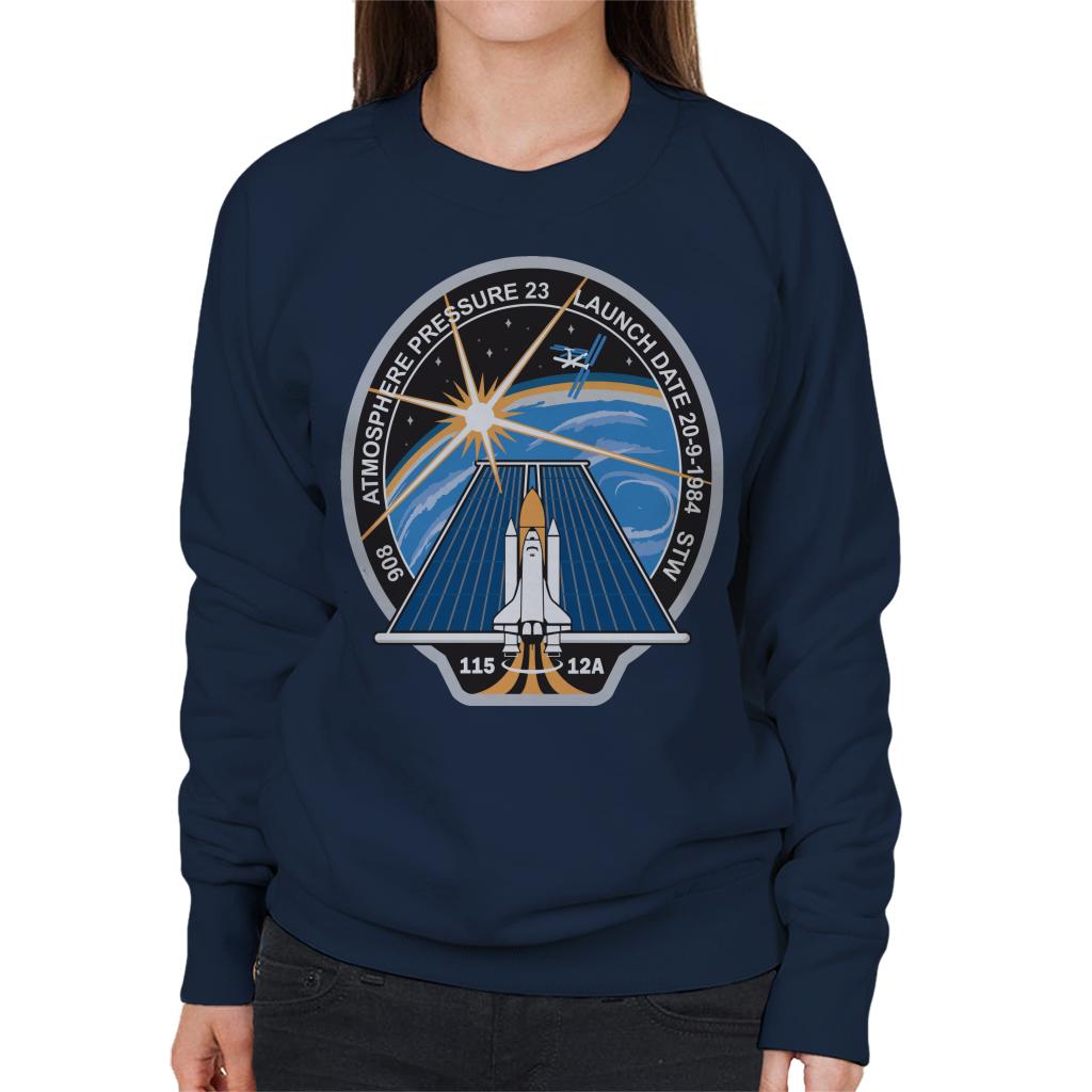 NASA STS 115 Space Shuttle Atlantis Mission Patch Women's Sweatshirt-ALL + EVERY