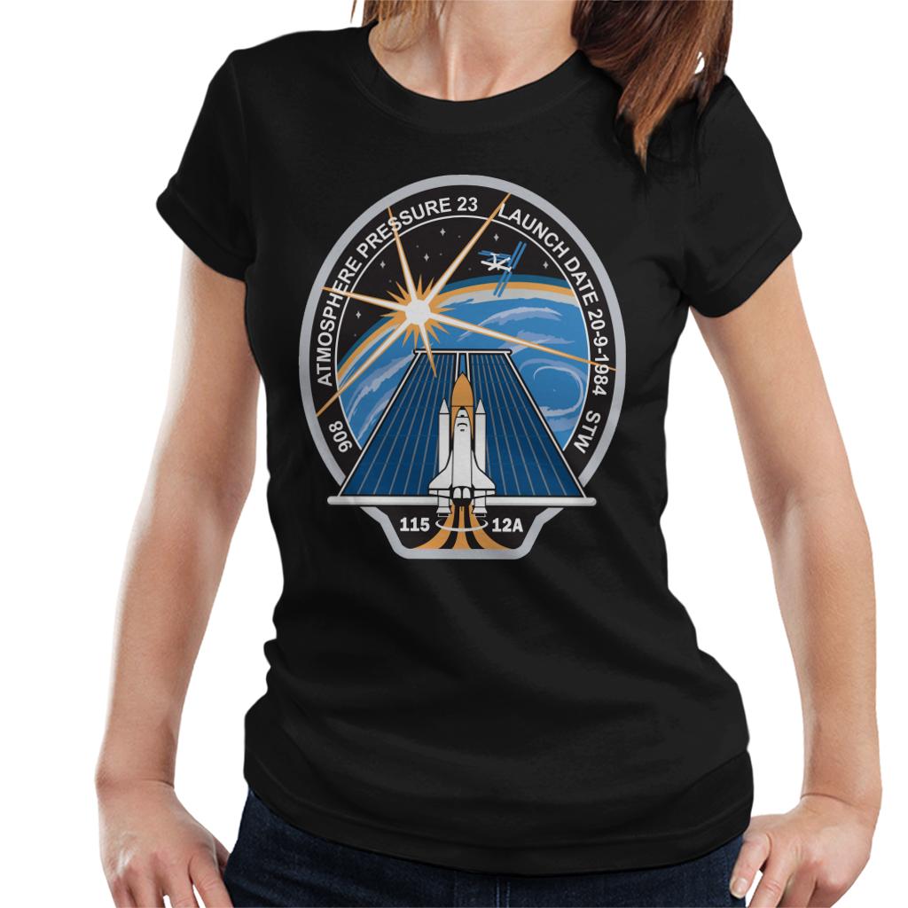 NASA STS 115 Space Shuttle Atlantis Mission Patch Women's T-Shirt-ALL + EVERY