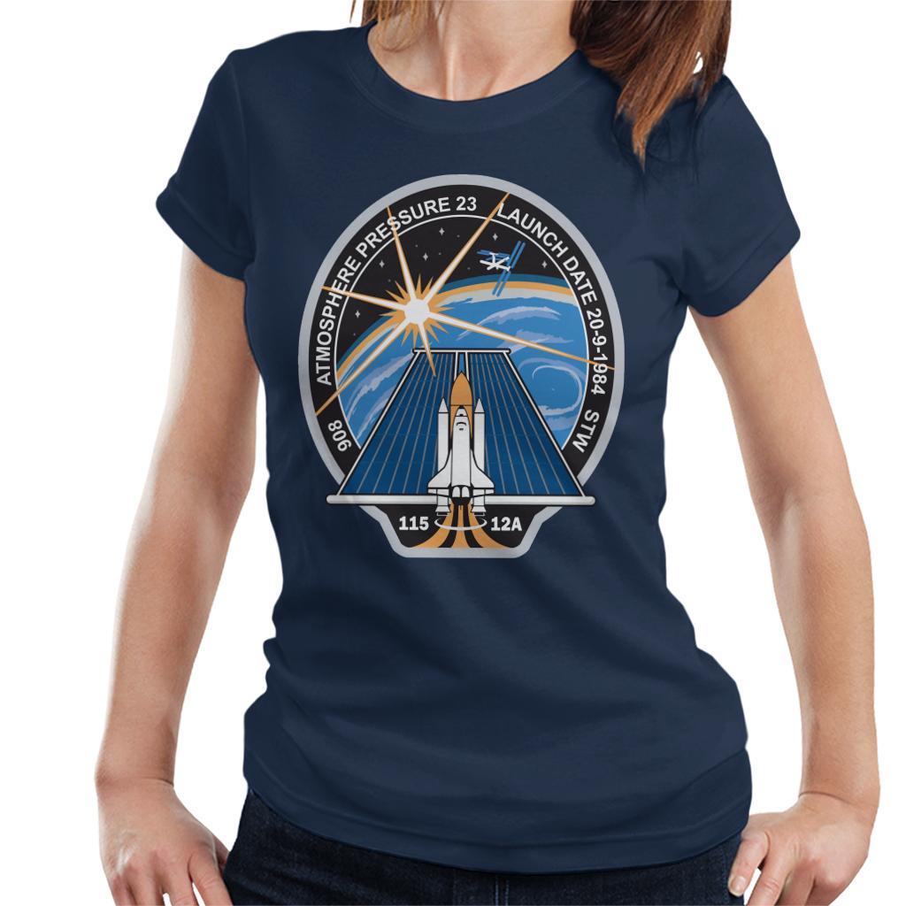 NASA STS 115 Space Shuttle Atlantis Mission Patch Women's T-Shirt-ALL + EVERY