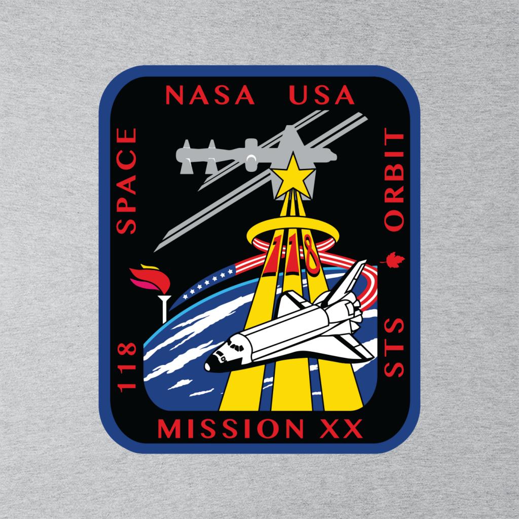 NASA STS 118 Space Shuttle Endeavour Mission Patch Women's Hooded Sweatshirt-ALL + EVERY