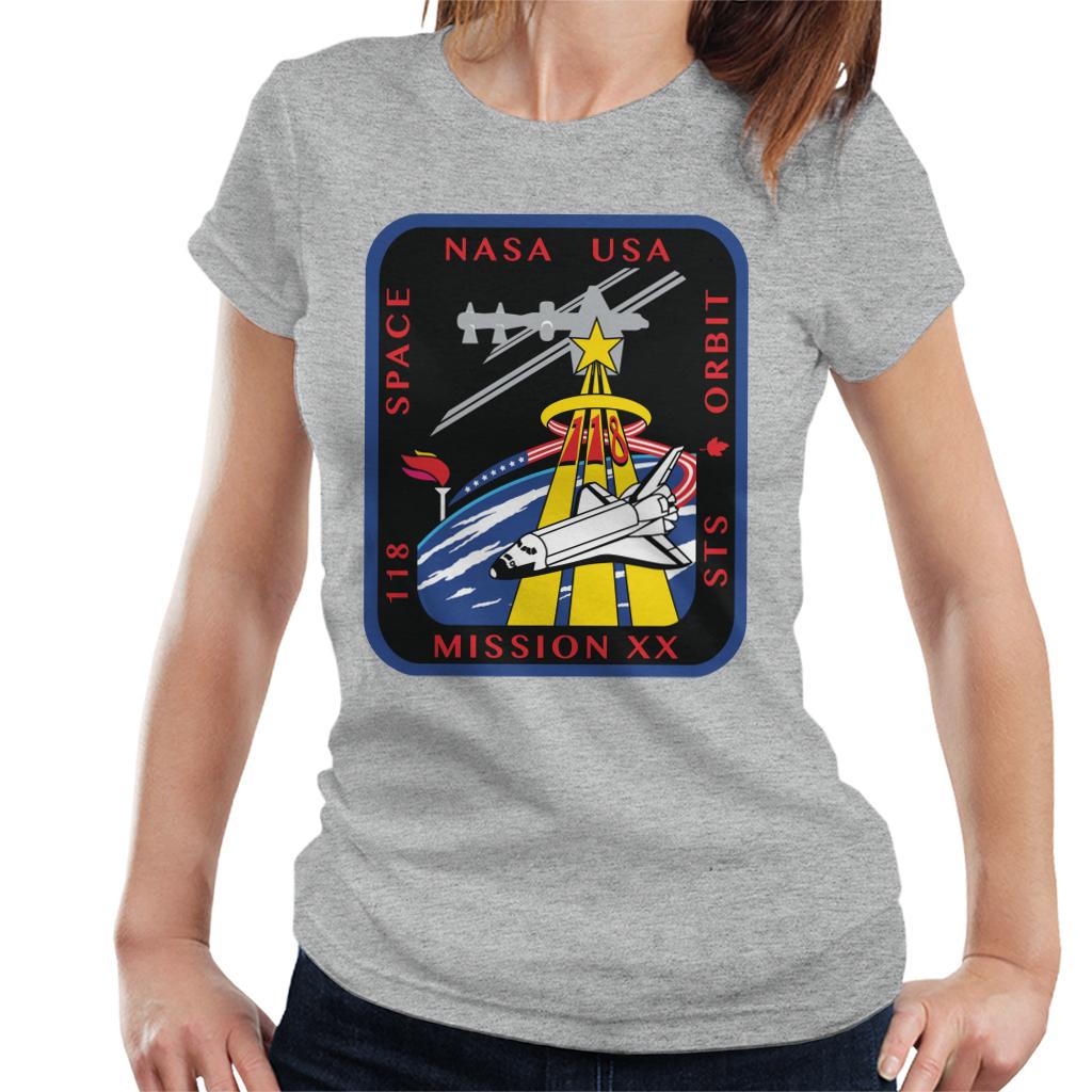 NASA STS 118 Space Shuttle Endeavour Mission Patch Women's T-Shirt-ALL + EVERY