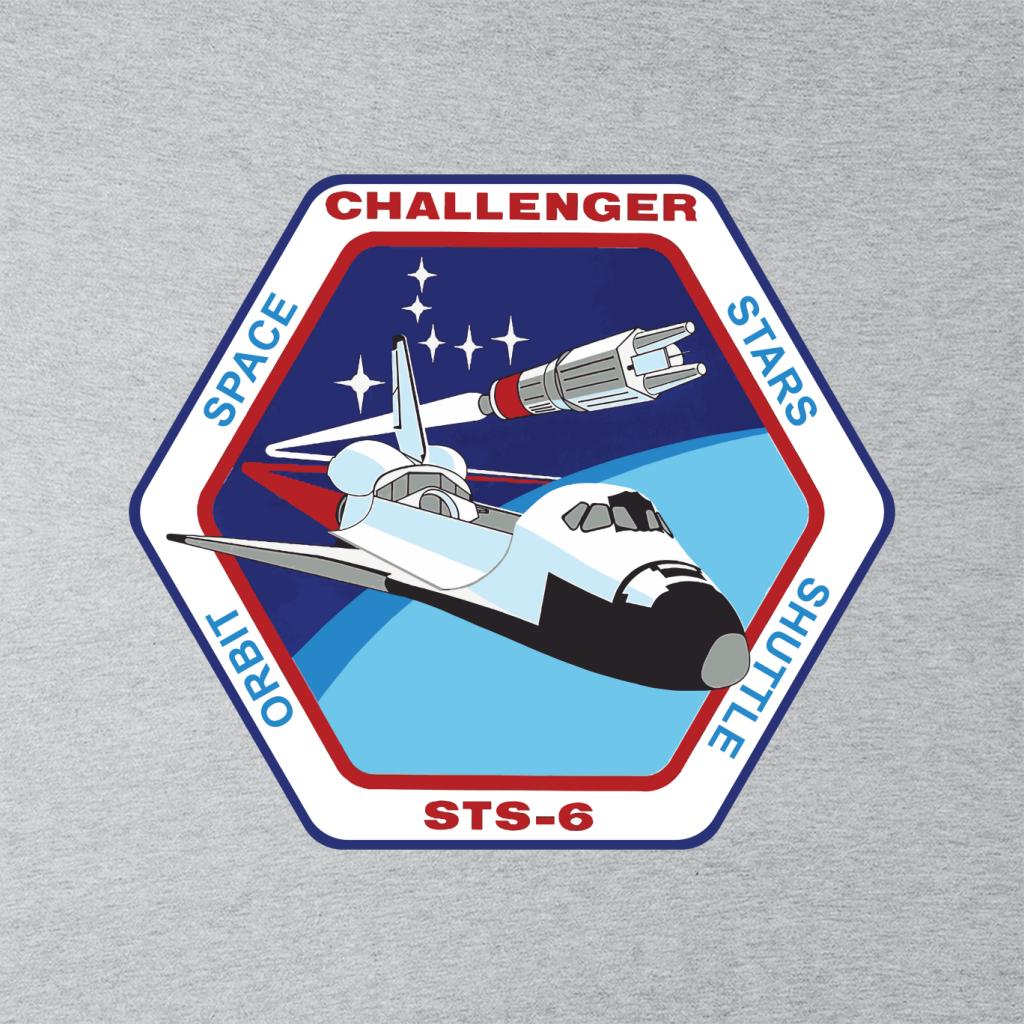 NASA STS 6 Space Shuttle Challenger Mission Patch Men's Hooded Sweatshirt-ALL + EVERY